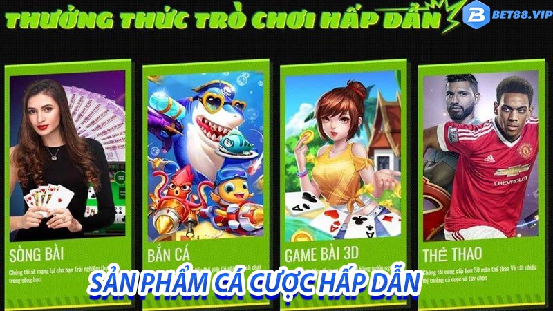 Những sản phẩm cá cược bậc nhất tại nhà cái 69vn